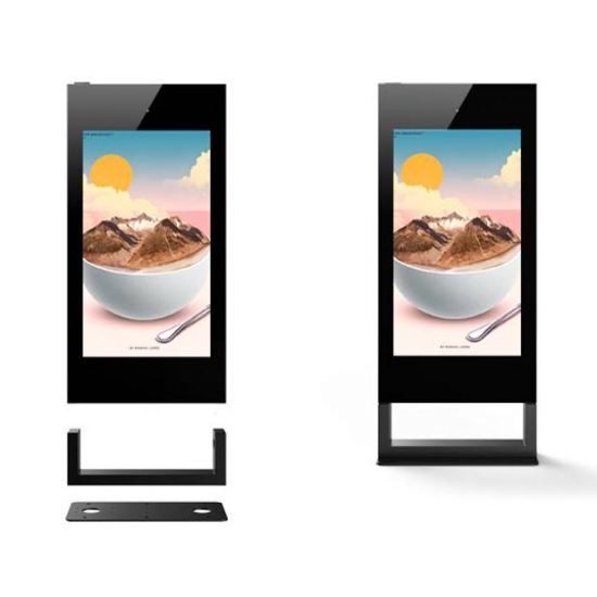 high quality Full outdoor digital signage with touchscreen