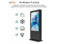 Hot sales Outdoor Waterproof LCD Display Signage Screen Advertising Screen HD Android Digital Signage kiosk