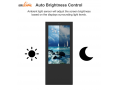 65 inch High Brightness All Weatherproof Digital Signage Advertising LCD Display Floor Standing Outdoor Kiosk